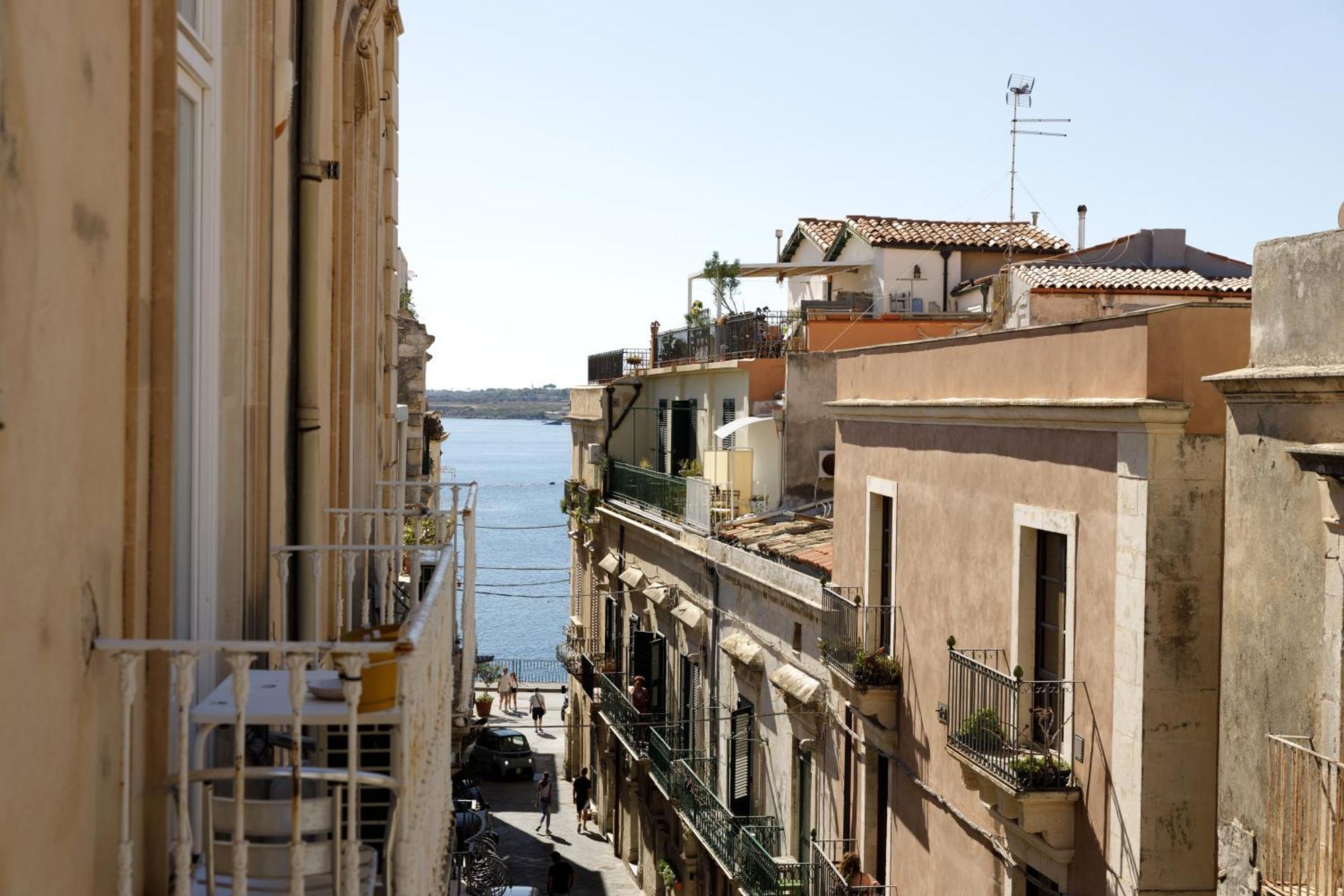 Camera Con Bagno Privato Vista Mare Ortigia Syracuse Bagian luar foto